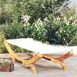 vidaXL Vrtni ležaj 100 x 188,5 x 44 cm od masivnog savijenog drva krem Cijene