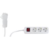 REV power strip 3-fold 5m white + switch Cijene