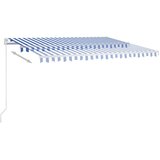 Tenda na ručno uvlačenje 400 x 350 cm plavo-bijela | Eponuda.com