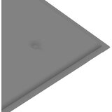  Klop s sivo blazino 112 cm trdna tikovina | Shoptok.si