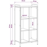  Ormarić za knjige 57 x 33 x 111 cm Konstruirano drvo - Hrast sonoma 57 x 33 x 111 cm | shoptok.hr