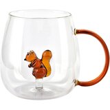 Mondex Skodelica steklo Peter Squirrel AW25 400ml 7,5x11,5x9,5 cm prozorna 1 kos, (5000179574) | Shoptok.si
