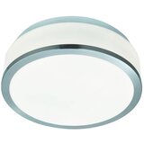 Searchlight Discs Stropna svetilka za kopalnico z 2 vgradnima svetilkama, satenasto srebrna, opalna, IP44, E27, (22100851) | Shoptok.si