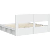  Krevetna konstrukcija s pohranom i uzglavljem Bijela 180 x 200 cm | Shoptok.si