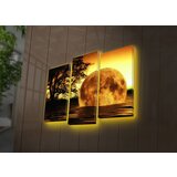 Wallity 3PATDACT-26 multicolor decorative led lighted canvas painting (3 pieces) Cene