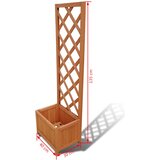  Posuda za Sađenje s Rešetkastom Ogradom 40x30x135 cm | Eponuda.com