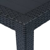  Vrtni stol antracit 79 x 79 x 72 cm plastika s izgledom ratana | Eponuda.ba