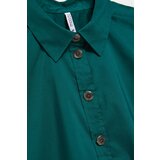 Marisse Emerald Shirt With Decorative Buttons | ePonuda.com