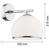  Argon 4254 - Zidno svetlo MARBELLA 1xE27/15W/230V hrom | Eponuda.com