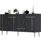 Hanah home komoda line KB150 anthracite silver | ePonuda.com