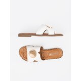 SEASTAR White flip-flops with gold decoration | shoptok.hr