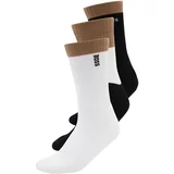 BOSS Black Čarape smeđa / crna / bijela
