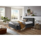 Meise Möbel Antracitno siva oblazinjena postelja brez letvenega dna 120x200 cm Mattis – | Shoptok.si
