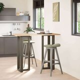  Noge barske mize T-oblike 2kosa naravno jeklo 40x35x(110-111)cm, (21828641) | Shoptok.si