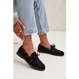 Boto Women's Suede Loafers Big Star RR274948 Black | shoptok.hr