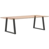  Noge za blagovaonski stol V-oblika 2 kom antracit 80 x (72-73,3) cm čelik | shoptok.hr