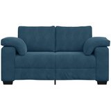  Dvosjed Plavi 160x77x82 cm Baršun | Shoptok.si