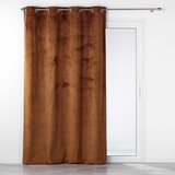 Douceur d intérieur Rjava žametna zavesa 140x240 cm Analia – Cene