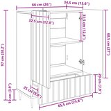  Kreveta Staro drvo 66 x 34,5 x 97 cm Konstruirano drvo | shoptok.hr