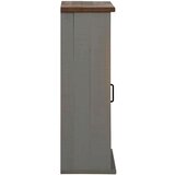 vidaXL Viseći ormarić HALDEN 2 klizna vrata sivi 75x22,5x70 cm bor | shoptok.hr