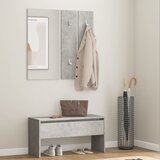 vidaXL Set namještaja za hodnik siva boja betona konstruirano drvo | shoptok.hr