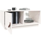  Stolić za kavu bijeli 80 x 50 x 35,5 cm od masivne borovine | shoptok.hr