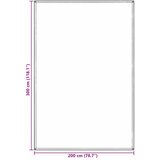  Teppi za šator Plava i siva 300 x 200 cm Polietilen | shoptok.hr