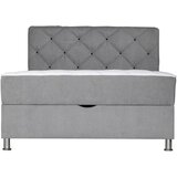 Modern Living Postelja Z Vzmetnico Black Diamant, 140x200, Siva | Shoptok.si