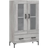 Maison Chic Visoka omara - Komoda - Predalnik siva sonoma 69,5x31x115 cm inženirski les, (21721951) | Shoptok.si