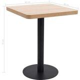 Bistro stol svjetlosmeđi 60 x 60 cm MDF | shoptok.hr
