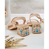 Resti Women's Sandals on a post with crystals Ohvare | shoptok.hr