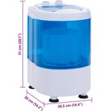Mini perilica rublja s jednim bubnjem 2,6 kg | shoptok.hr