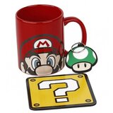 Pyramid International Super Mario (Mario) Mug Coaster & KeychaIn Cene