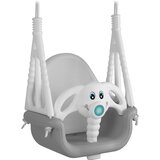 Ricokids 3u1 dječja ljuljačka “Slonić” – sivo-bijela | shoptok.hr