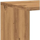 vidaXL Knjižna omara artisian hrast 137,5x29x137,5 cm inženirski les | Shoptok.si
