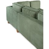 Bonami Selection Svijetlo zelena sklopiva kutna garnitura od samta (s desnim kutom) Tori – | shoptok.hr