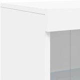  Komoda s LED svjetlima bijela 162 x 37 x 100 cm | shoptok.hr