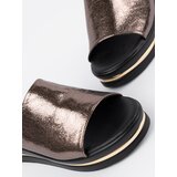 GOODIN Women's metallic platform flip-flops | Shoptok.si