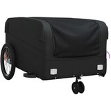 vidaXL Prikolica za bicikl crna 45 kg željezna | shoptok.hr