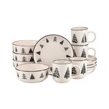 Creatable SERVIS ZA ZAJTRK Nordic Christmas Black Cene