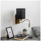  Brilagi - LED zidna lampa NUBILA 1xE27/25W/230V + LED/3W mesing/crna | Eponuda.com