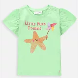 Coccodrillo Kratka majica za dojenčka zelena barva