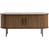 Unique Furniture Rjava TV omarica v hrastovem dekorju 120x56 cm Nola – Unique Furniture Cene