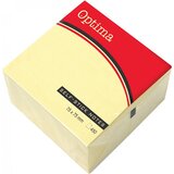  Papir samolepljivi 75X75mm zuti Optima 22916B | ePonuda.com