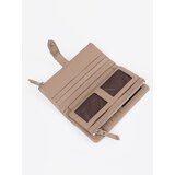 Shelvt Beige women's wallet with compartments | Shoptok.si