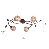 PAUL NEUHAUS 6395-48 - Plafonski luster GRETA 4xG9/40W/230V | Eponuda.com