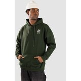 Dravus Cortagon Climb Pulover s kapuco forest green | Shoptok.si