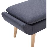 vidaXL Tabure s presvlakom od tkanine 73 x 43 x 42 cm tamnosivi | shoptok.hr