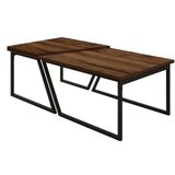 Hanah home verona P0024623 - rustic walnut rustic walnut coffee table set | Eponuda.com