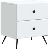  Noćni ormar 2 pcs Bijela 43 x 34 5 x 47 5 cm Konstruirano drvo | shoptok.hr